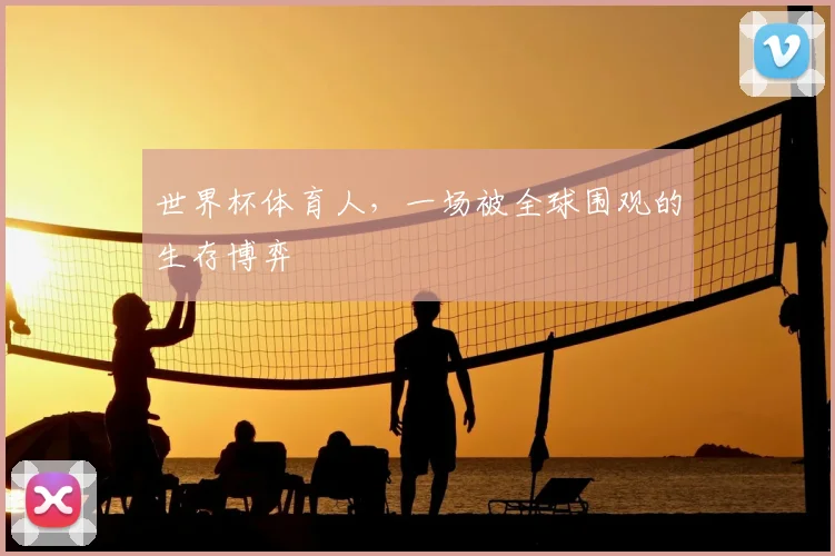 世界杯体育人，一场被全球围观的生存博弈